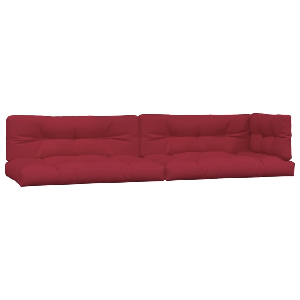 Cuscini per Divano su Pallet 5 pz Rosso Vino cod mxl 68479