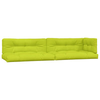 Cuscini per Pallet 5 pz Verde Intenso in Tessuto 314584