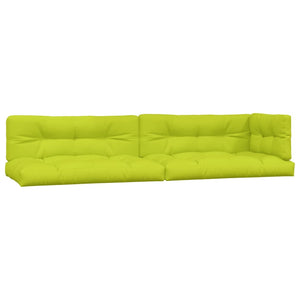 Cuscini per Pallet 5 pz Verde Intenso in Tessuto 314584