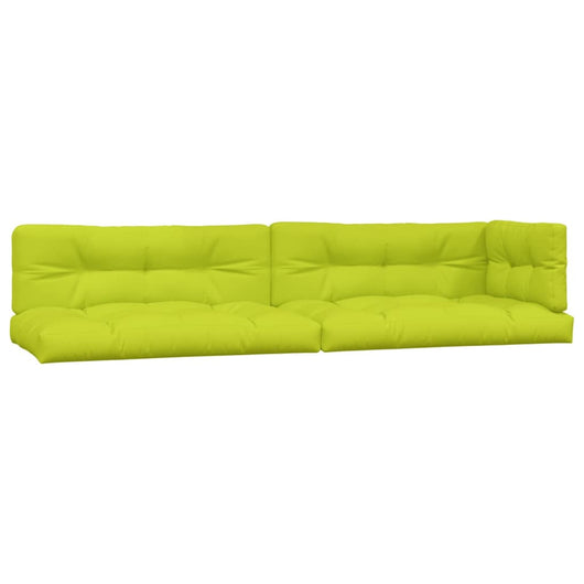 Cuscini per Pallet 5 pz Verde Intenso in Tessuto 314584