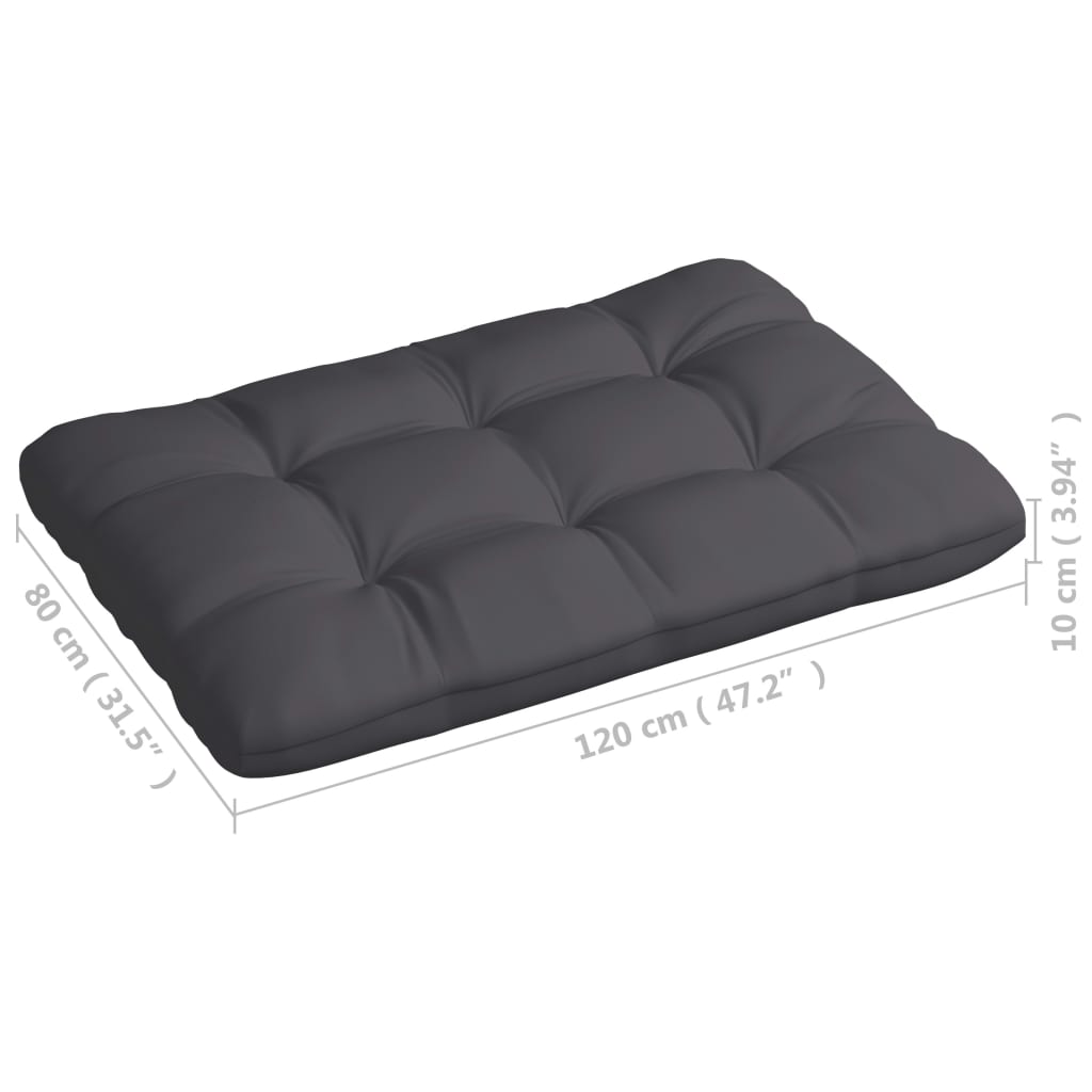 Cuscini per Divano su Pallet 7 pz Antracite cod mxl 43184