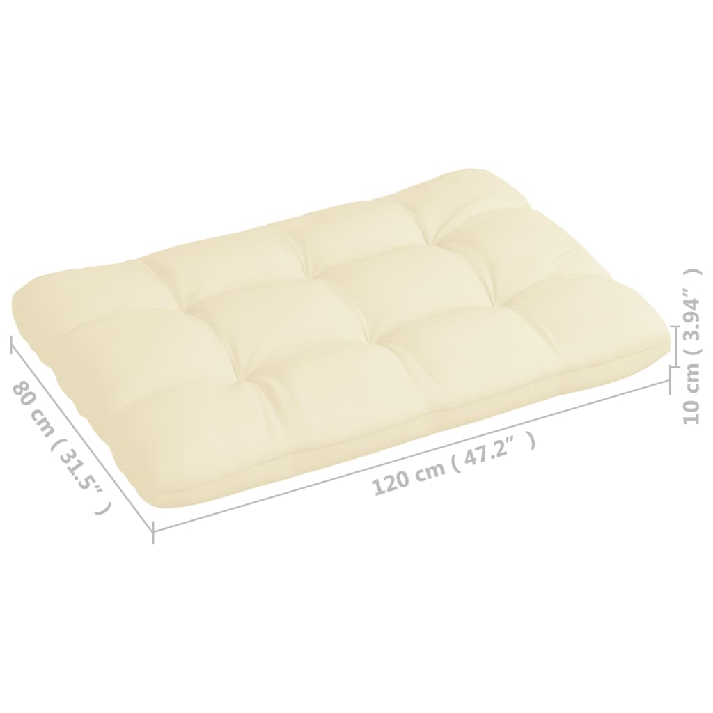 Cuscini per Divani su Pallet 7 pz Crema cod mxl 68589