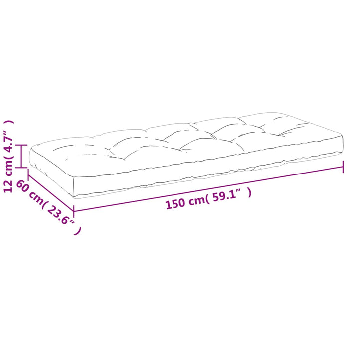 Cuscini per Divano su Pallet 2 pz Grigi cod mxl 54630