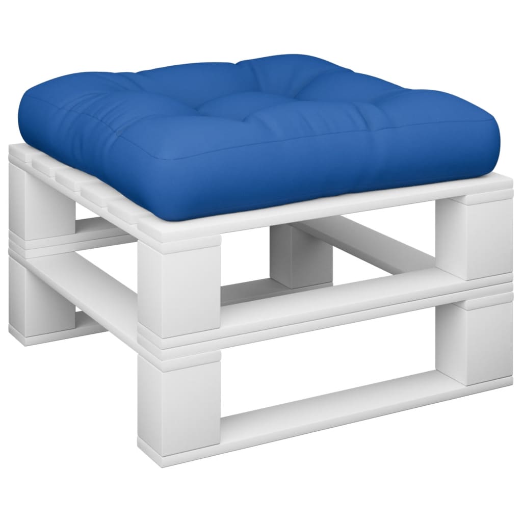 Cuscino per Pouf su Pallet Blu Reale in Tessuto cod mxl 57176