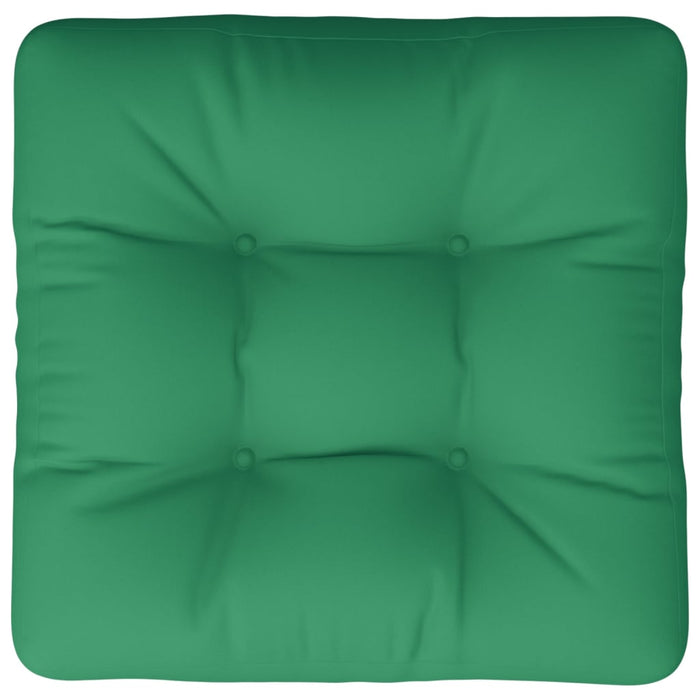 Cuscino per Pallet Verde 58x58x10 cm in Tessuto 314639