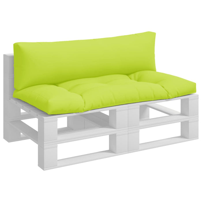 Cuscini per Divani in Pallet 2 pz Verde Intenso in Tessuto 314656