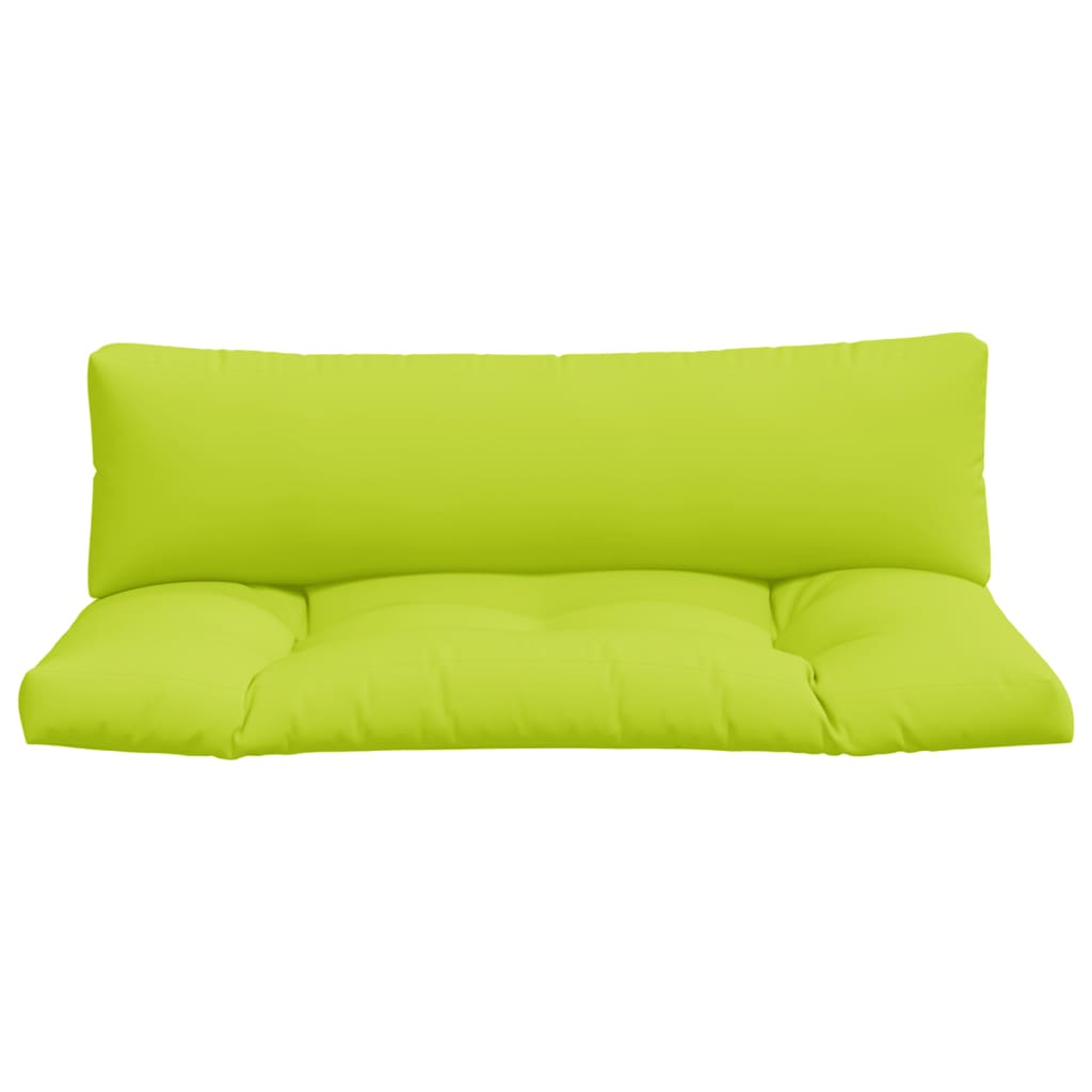 Cuscini per Divani in Pallet 2 pz Verde Intenso in Tessuto 314656