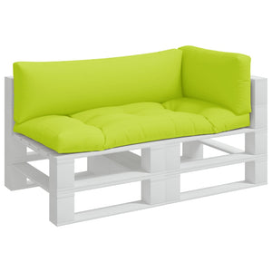 Cuscini per Pallet 3 pz Verde Intenso in Tessuto 314668