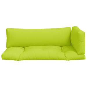 Cuscini per Pallet 3 pz Verde Intenso in Tessuto 314668