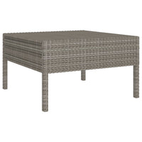 Set Divani da Giardino 6 pz con Cuscini in Polyrattan Grigio 3056984