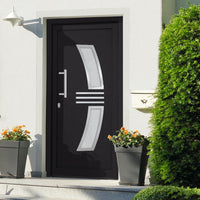 Porta di Ingresso Antracite 98x200 cm cod mxl 62783