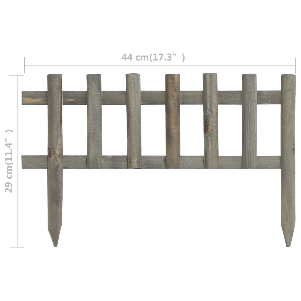 Bordature per Prato 10 pz in Legno di Abete 4,4 m 314845