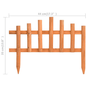 Bordature per Prato 10 pz in Legno di Abete 4,4 m