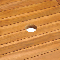 Tavolo da Giardino 150x90x75 cm in Legno Massello di Teak 315102