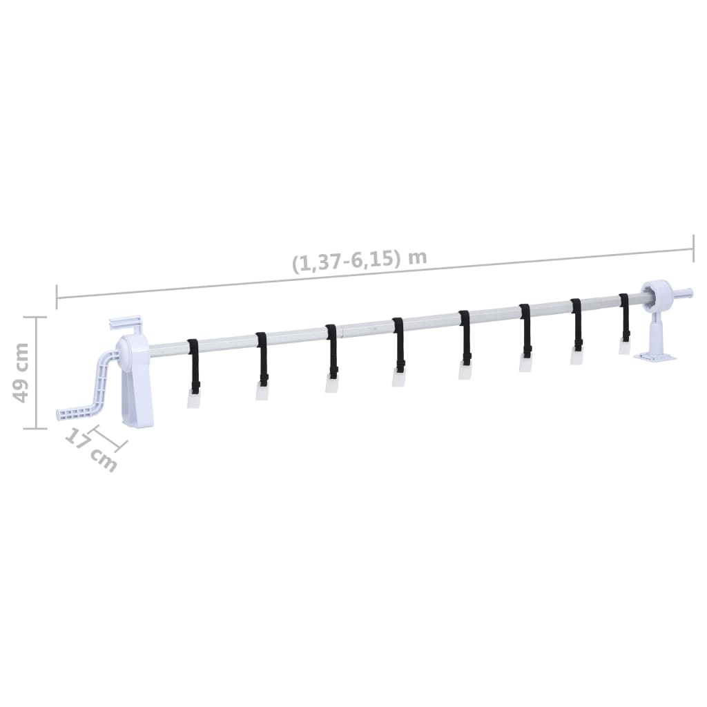 Rullo di Copertura per Piscina con Base in Plastica 93179