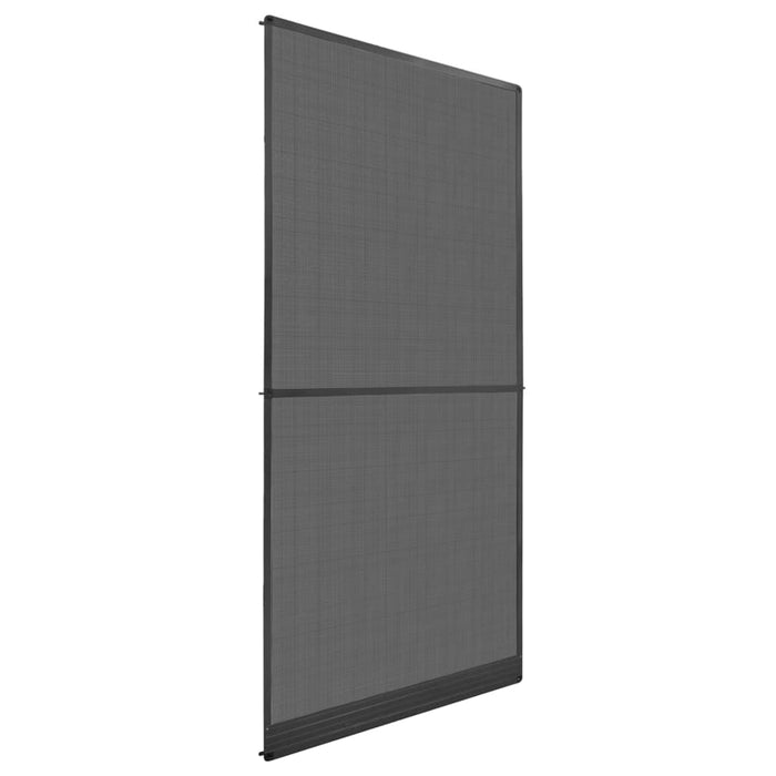 Zanzariera con Cardini per Porte Antracite 100x215 cmcod mxl 104015