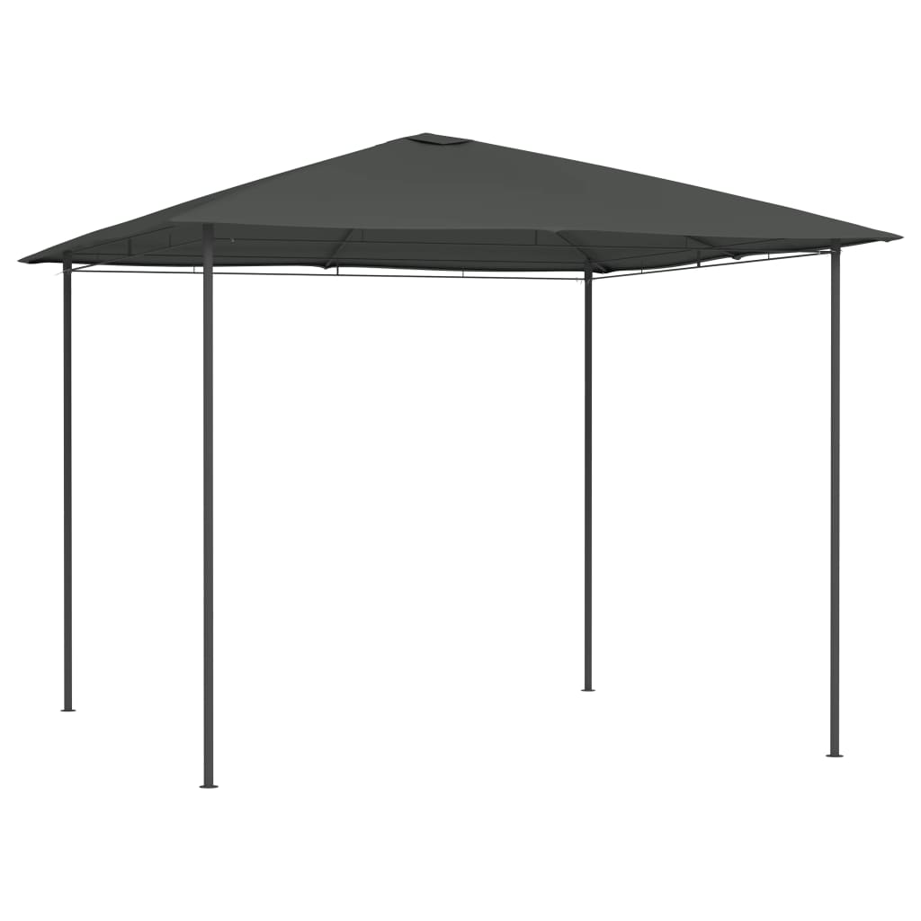 Gazebo 3x3x2,6 m Antracite 160 g/mq cod 12282