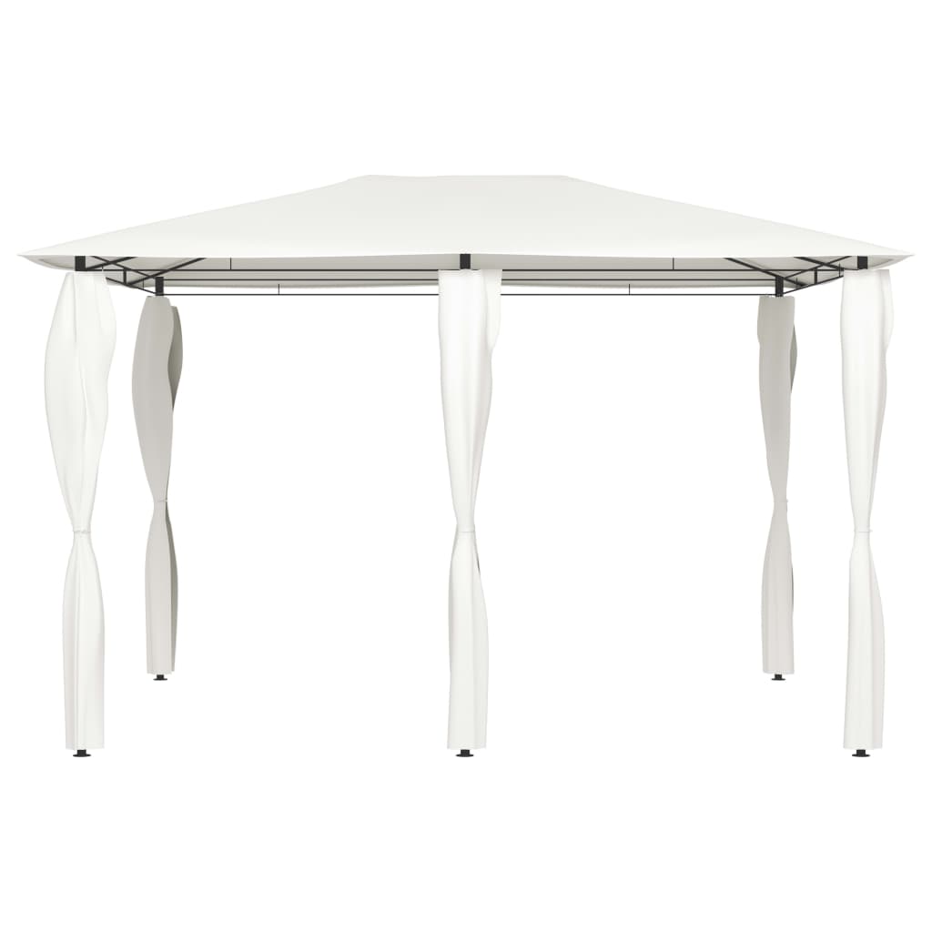 Gazebo con Montanti Rivestiti 3x4x2,6 m Crema 160 g/m² cod mxl 65917