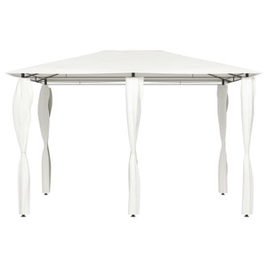 Gazebo con Montanti Rivestiti 3x4x2,6 m Crema 160 g/m² cod mxl 65917