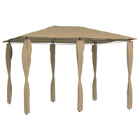 Gazebo con Montanti Rivestiti 3x4x2,6 m Talpa 160 g/m²