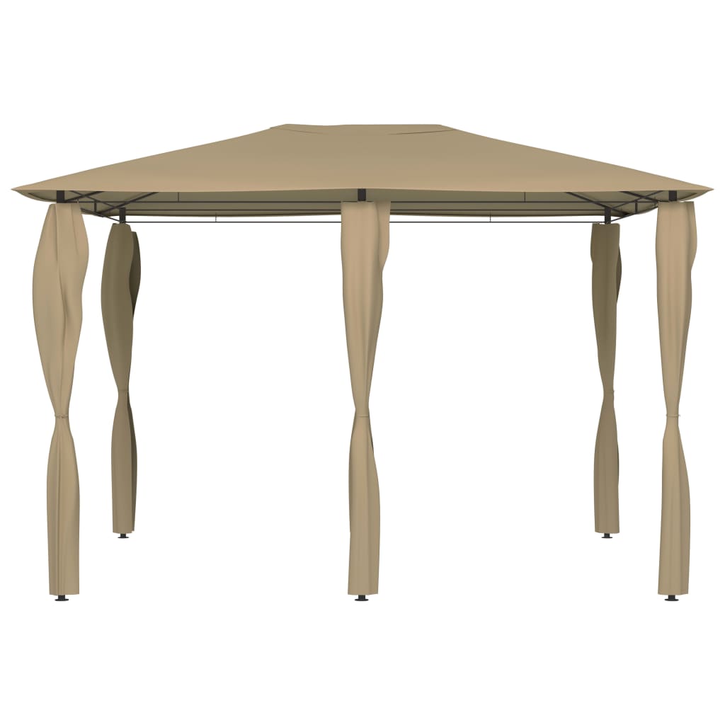 Gazebo con Montanti Rivestiti 3x4x2,6 m Talpa 160 g/m² 313612