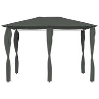 Gazebo con Montanti Rivestiti 3x4x2,6 m Antracite 160 g/m² cod mxl 65933