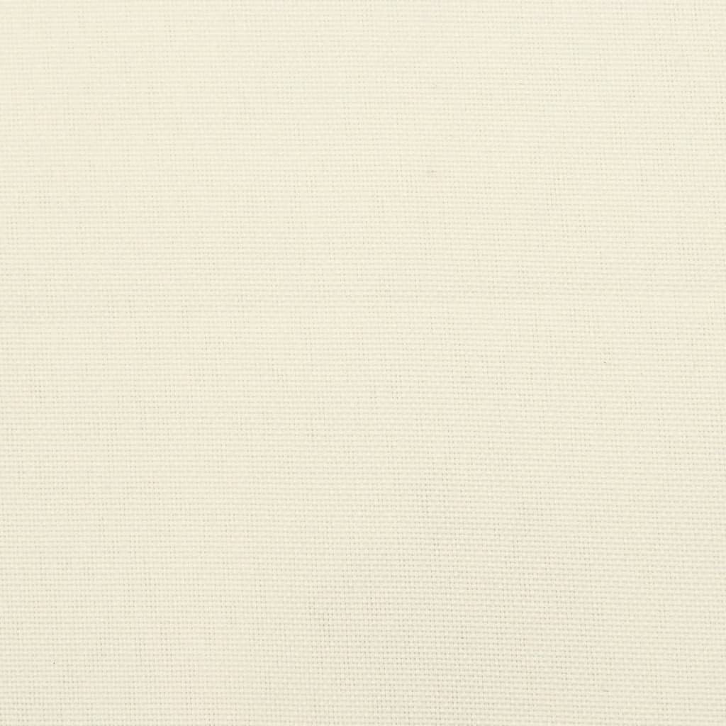 Cuscini per Sedie 4 pz Bianco Crema 40x40x7 cm in Tessuto cod mxl 68554