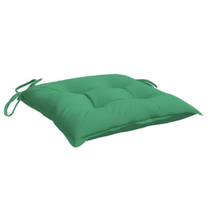 Cuscini per Sedia 4 pz 40x40x7 cm in Tessuto Oxford Verde 314876