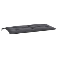 Cuscino per Panca da Giardino Antracite 100x50x7 cm in Tessuto cod mxl 46337