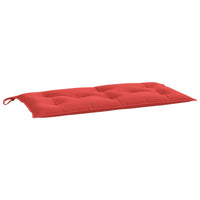 Cuscino per Panca da Giardino Rosso 100x50x7 cm in Tessuto cod mxl 68192