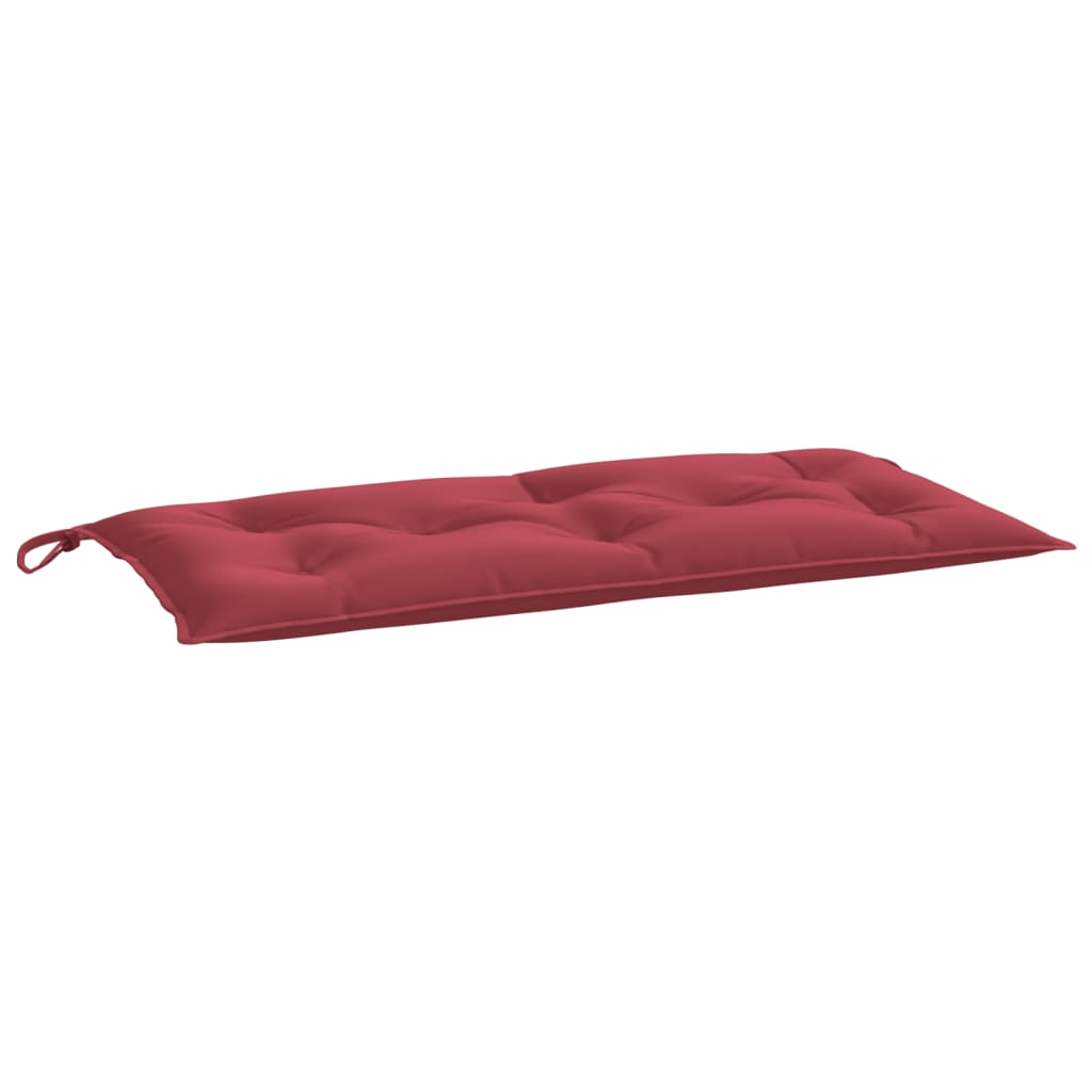 Cuscino per Panca Rosso Vino 100x50x7 cm in Tessuto Oxford 314941