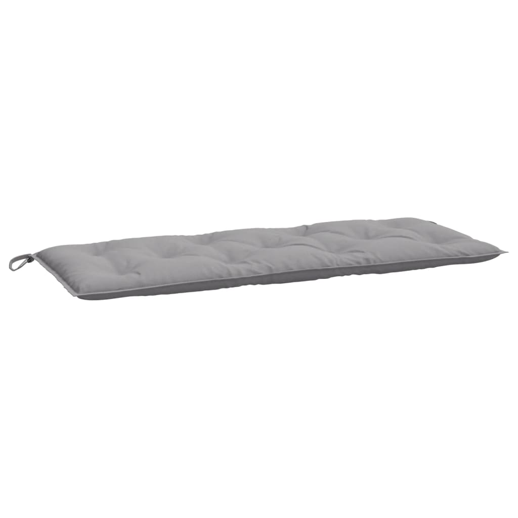 Cuscino per Panca da Giardino Grigio 120x50x7 cm in Tessuto cod mxl 68600