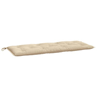 Cuscino per Panca da Giardino Beige 120x50x7 cm in Tessuto cod mxl 68603