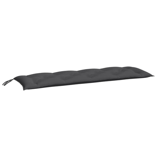 Cuscino per Panca da Giardino Antracite 150x50x7 cm in Tessuto cod mxl 68492