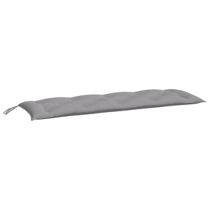 Cuscino per Panca da Giardino Grigio 150x50x7 cm in Tessuto cod mxl 68623