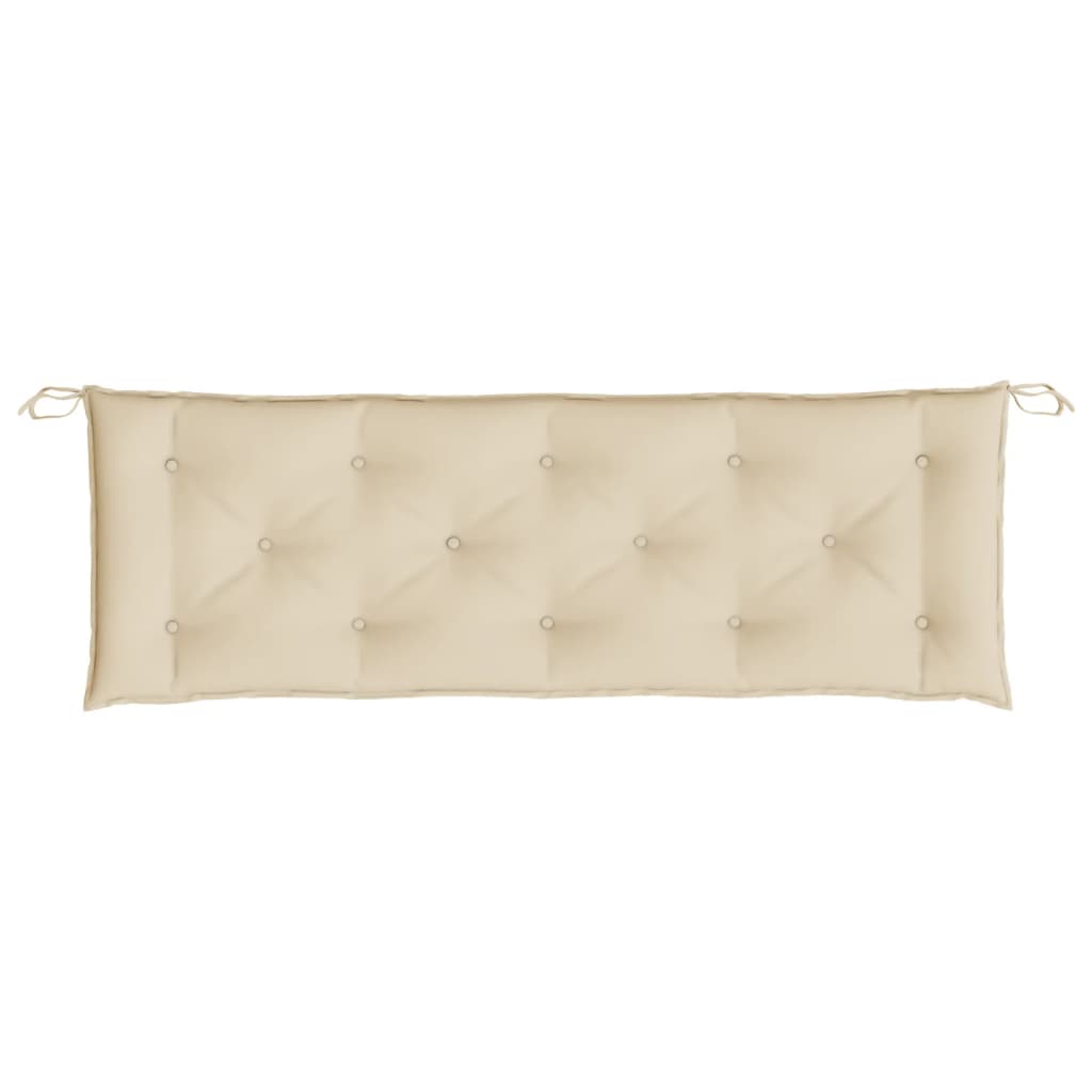 Cuscino per Panca da Giardino Beige 150x50x7 cm in Tessuto cod mxl 68619