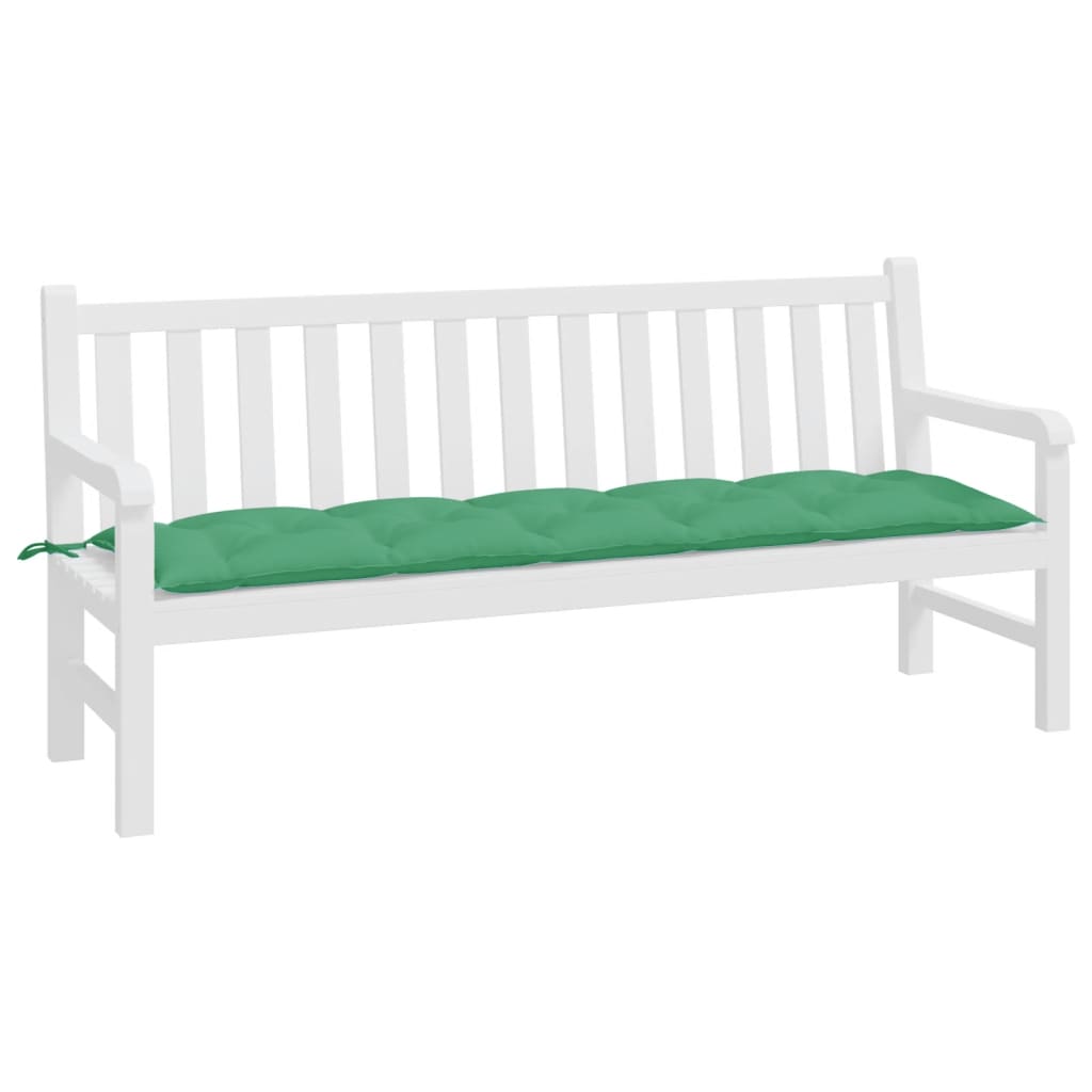 Cuscino per Panca da Giardino Verde 180x50x7 cm in Tessuto cod mxl 43576