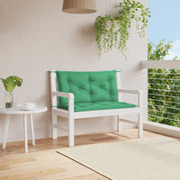 Cuscino per Panca Verde 100x(50+50)x7cm in Tessuto Oxford 314997