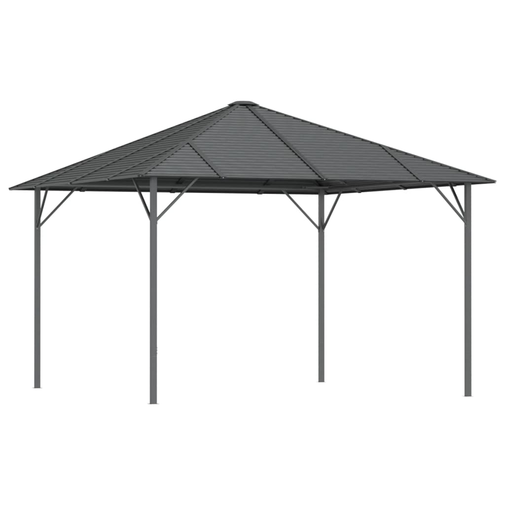 Gazebo con Tetto 3x3 m Antracite