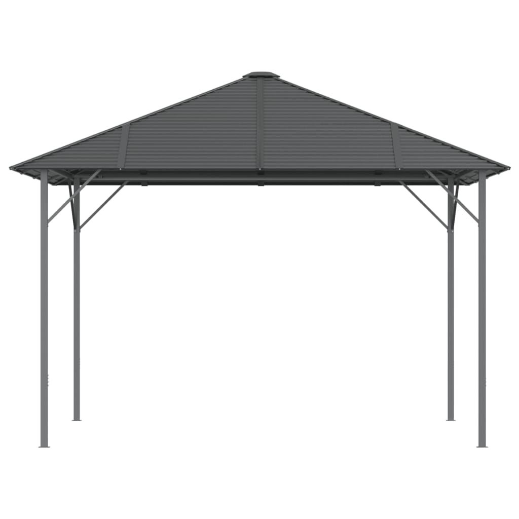 Gazebo con Tetto 3x3 m Antracite 315247