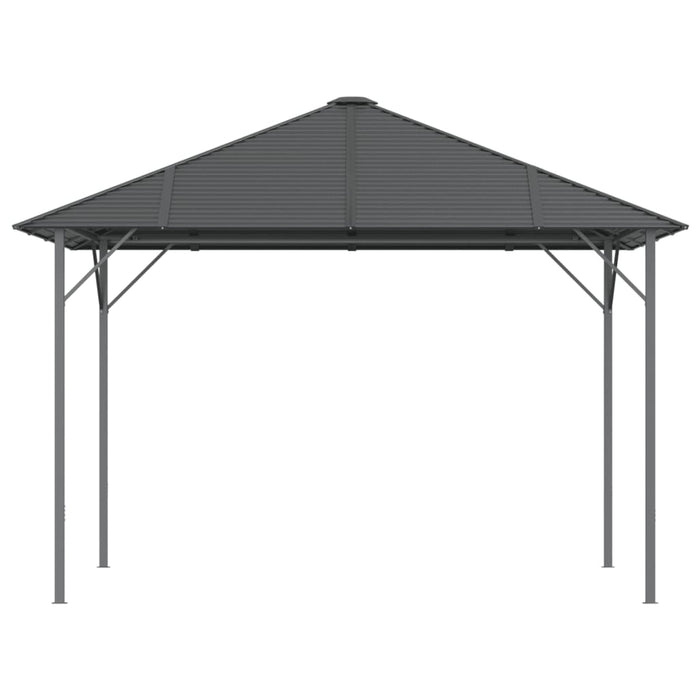 Gazebo con Tetto 3x3 m Antracite