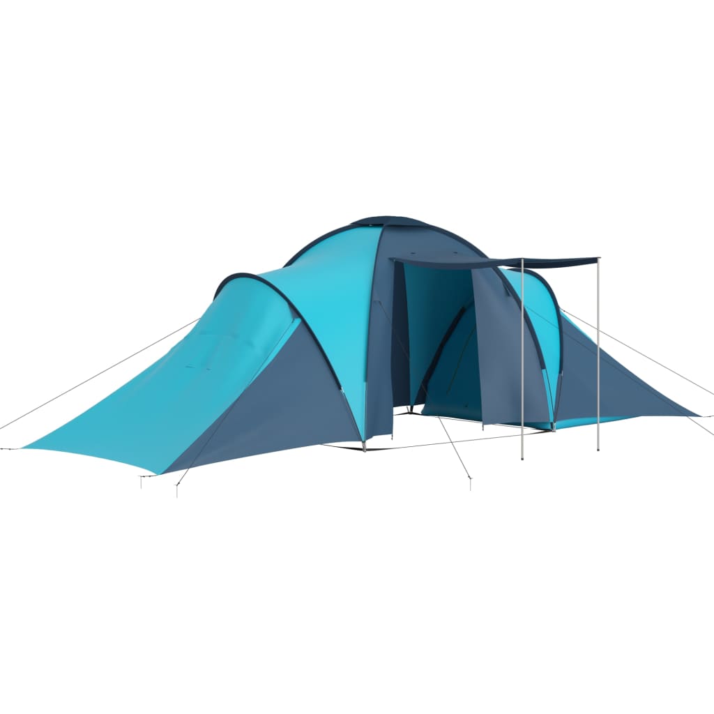 Tenda da Campeggio per 6 Persone Blu e Azzurra cod mxl 65341