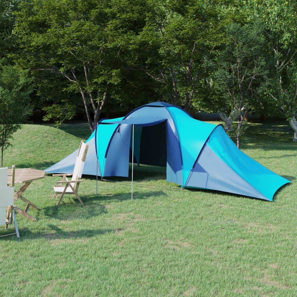 Tenda da Campeggio per 6 Persone Blu e Azzurra cod mxl 65341