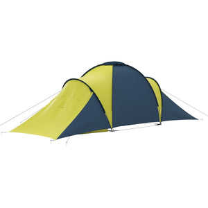 Tenda da Campeggio per 6 Persone Blu e Gialla cod mxl 54823