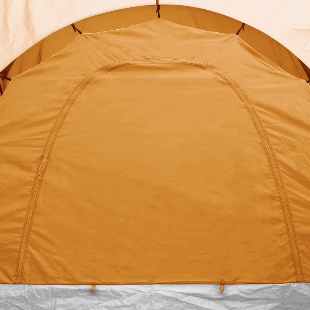 Tenda da Campeggio per 6 Persone Grigia e Arancione cod mxl 65131