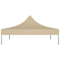 Tetto per Tendone per Feste 3x3 m Beige 270 g/m²cod mxl 72970