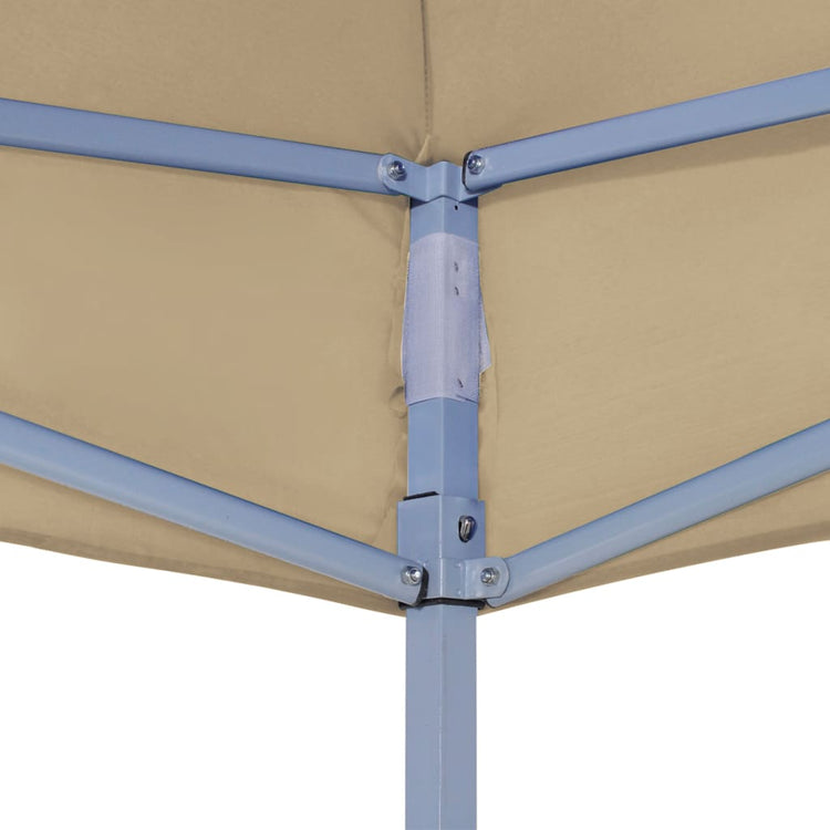 Tetto per Tendone per Feste 3x3 m Beige 270 g/m² 315318