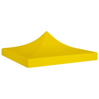 Tetto per Tendone per Feste 3x3 m Giallo 270 g/m² 315326