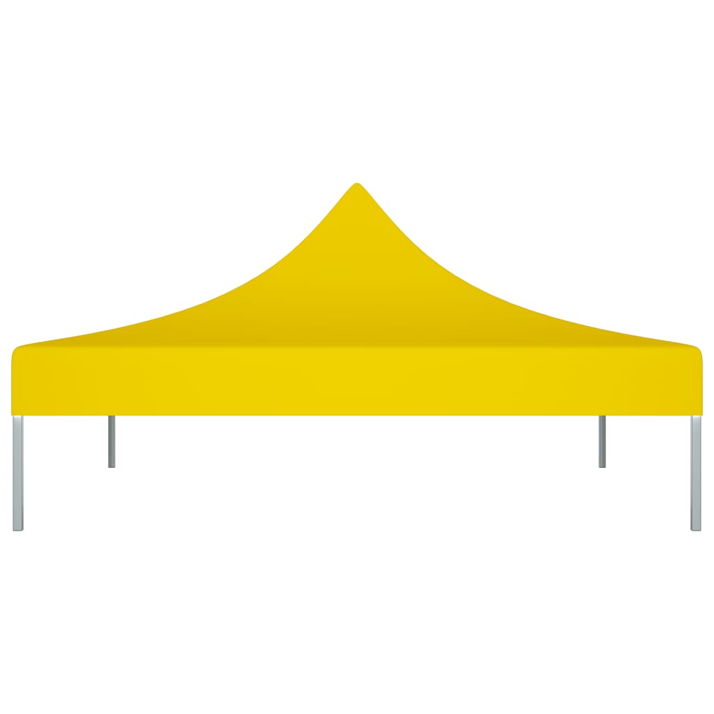 Tetto per Tendone per Feste 3x3 m Giallo 270 g/m² 315326