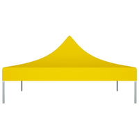 Tetto per Tendone per Feste 3x3 m Giallo 270 g/m² 315326